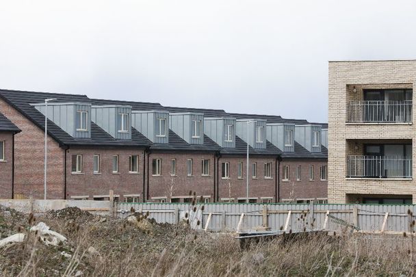 March 14, 2023:  Construction work taking place at the Parklands estate on Fortunestown Lane, Citywest, Dublin.