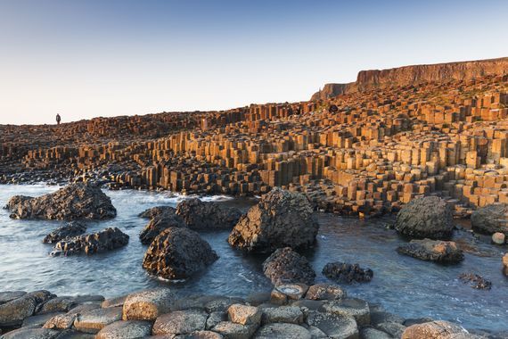 The Giant\'s Causeway in Northern Ireland. 