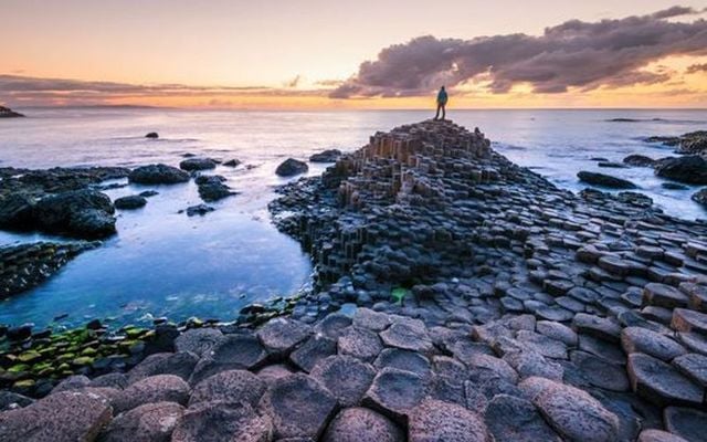 Giant\'s Causeway in County Antrim, Northern Ireland.