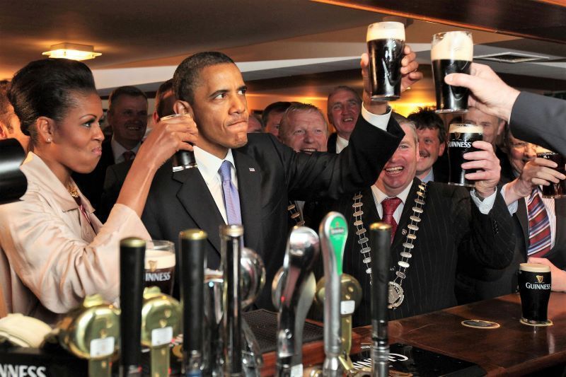 Which US Presidents have visited Ireland?