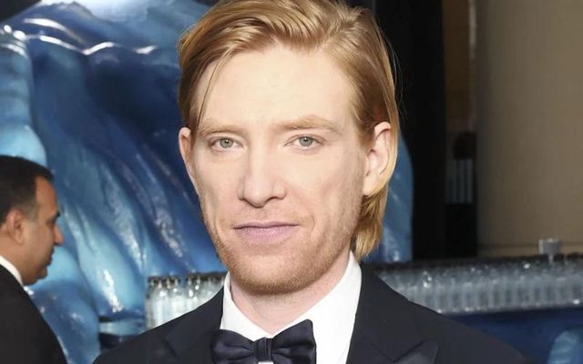January 10, 2023:  Domhnall Gleeson with Icelandic Glacial at the 80th Annual Golden Globe Awards at The Beverly Hilton in Beverly Hills, California.