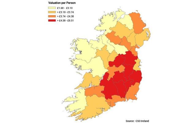 A breakdown of the wealth and poverty in Ireland based on the 1911 Census results.