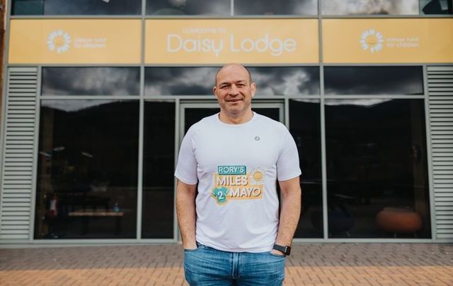 Cancer Fund for Children ambassador and rugby legend Rory Best.