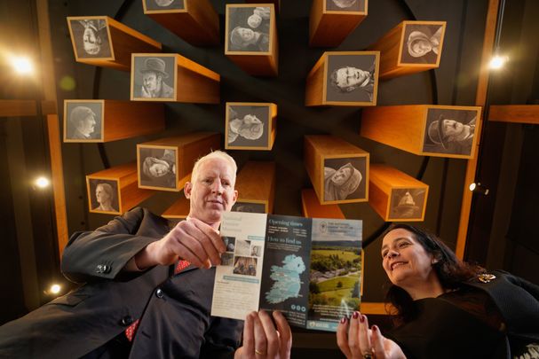 Paul Kelly, CEO Fáilte Ireland, and Minister for Tourism Catherine Martin TD pictured at the official opening of the new National Famine Museum at Strokestown Park, Co. Roscommon.