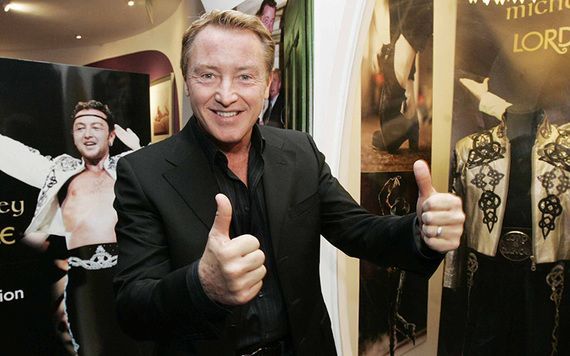 Irish dancer Michael Flatley. 