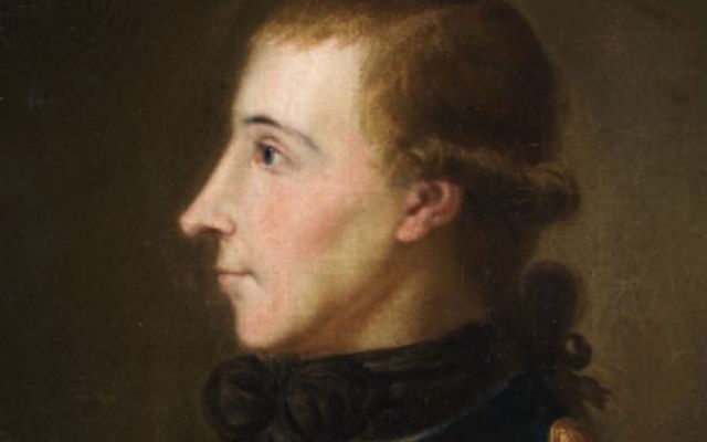 Portrait of Theobald Wolfe Tone, brother to William Henry Tone.