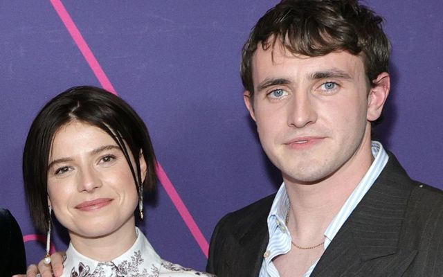 September 29, 2021: Jessie Buckley and Paul Mescal attend the premiere of \"The Lost Daughter\" during the 59th New York Film Festival at Alice Tully Hall, Lincoln Center in New York City.