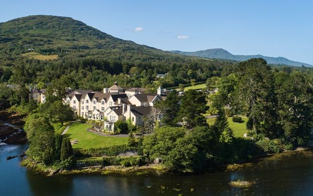 Sheen Falls Lodge is located in Kenmare Bay, along Ireland’s Wild Atlantic Way