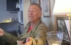 WATCH: Bruce Springsteen sings and pulls a pint in Kildare pub