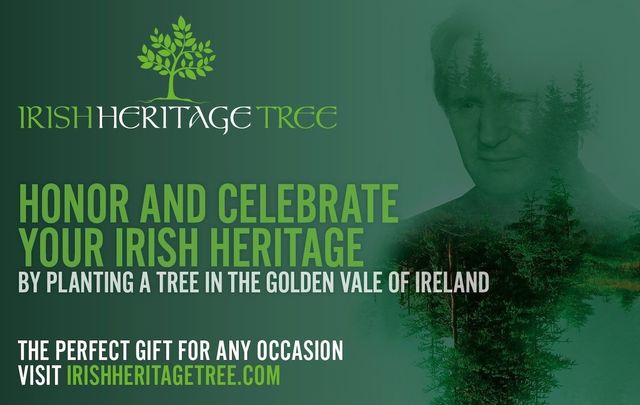 Irish Heritage Tree: The Neeson Grove, honoring Liam Neeson\'s wife, mother and family was the first planted in County Tipperary.