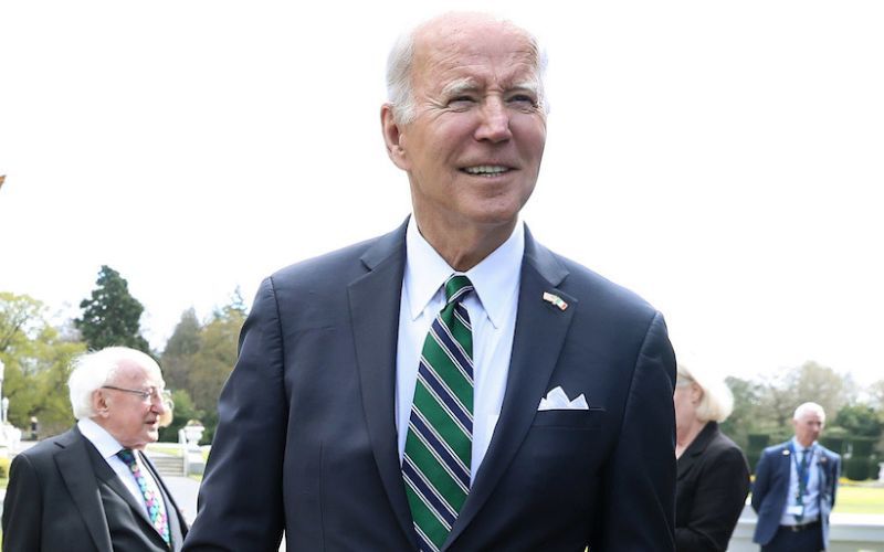 Biden says he made Irish visit to make sure "Brits didn't screw around"