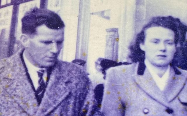 Donal O\'Dowd and Kathleen Devins, shortly after they were married, pictured in Dublin in 1946
