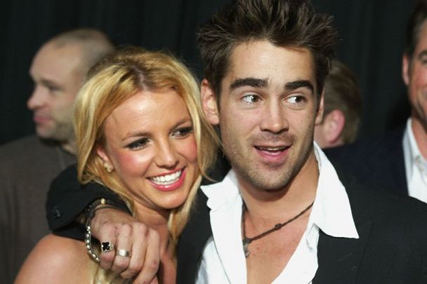 January 28, 2003: Britney Spears and Colin Farrell arrive at the premiere of \"The Recruit\" at the Cinerama Dome in Hollywood, California.