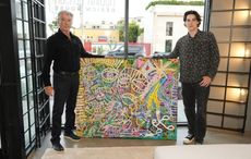 Pierce Brosnan wraps first solo art exhibit in Los Angeles