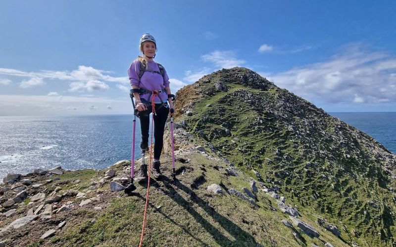 WATCH: Irish woman climbs daunting sea cliff after second hip replacement