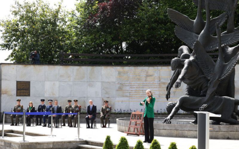 Ceremony takes place to mark 100 years since end of Irish Civil War