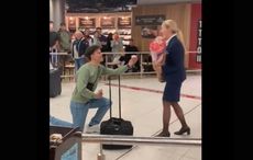WATCH: Love is in the air! Flight attendant gets surprise proposal at Dublin Airport