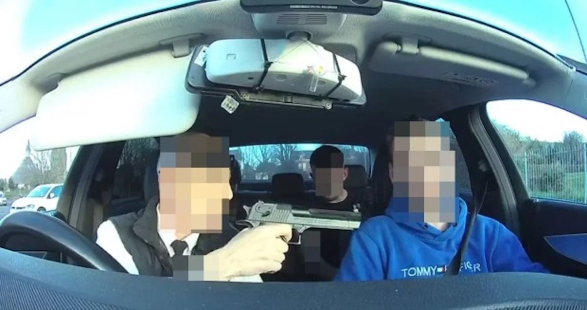 Down taxi driver arrested over holding passenger at gunpoint