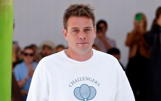September 30, 2022: Designer Jonathan Anderson acknowledges the audience at the end of the Loewe Womenswear Spring/Summer 2023 show as part of Paris Fashion Week in Paris, France.