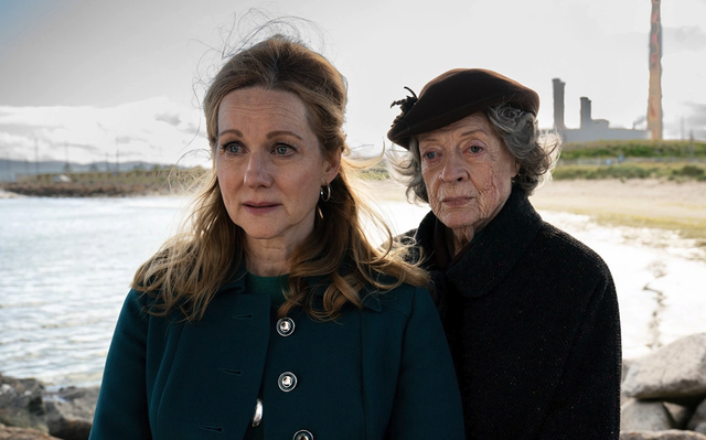 Laura Linney and Maggie Smith in \"The Miracle Club\".
