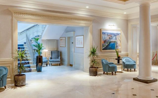 The refurbished lobby in The Westin Hotel in Dublin City.