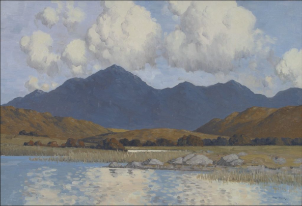 \"Lake and Blue Mountains of Connemara\" by Paul Henry