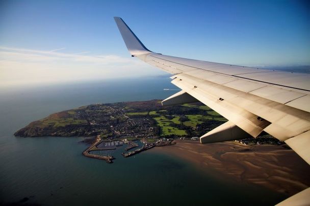 The approach to Dublin Airport still causes excitement.