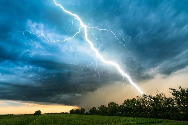 Lightning struck a tap outside Caroline Blake\'s house in Co Offaly on Tuesday, June 13 in the midst of a Status Yellow thunderstorm warning from Met Éireann.