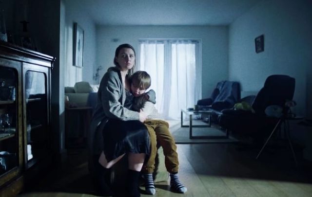 A still from an Irish movie short on domestic about \"Woman and Child\" by Marion Bergin.