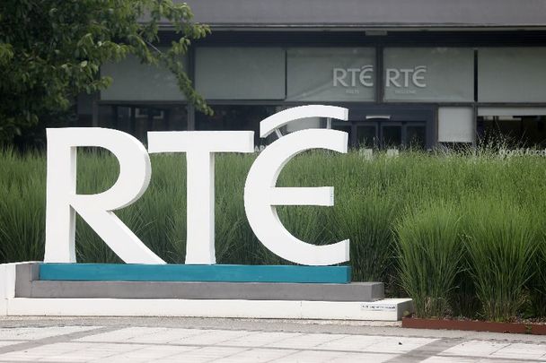 June 28, 2023: RTÉ logos at the station in Donnybrook, Dublin 4 as the Ryan Tubridy pay scandal continues. 