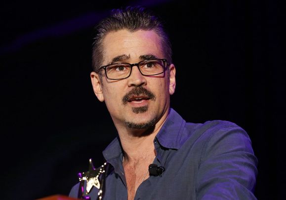 February 23, 2019: Colin Farrell speaks onstage during the 4th Annual City Summit and Gala - Day 1 held at The Marriott Burbank Convention Center in Burbank, California