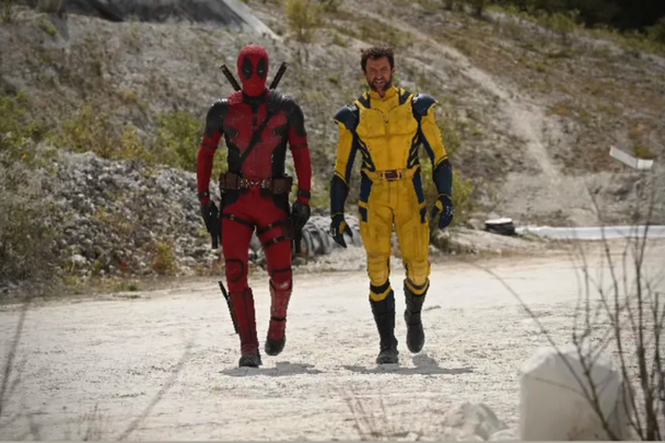 Ryan Reynolds and Hugh Jackman starring in \"Deadpool 3\".