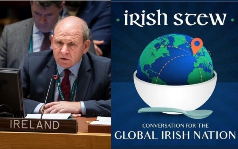 LISTEN: Irish Stew Podcast meets Ireland's voice in the UN, Fergal Mythen