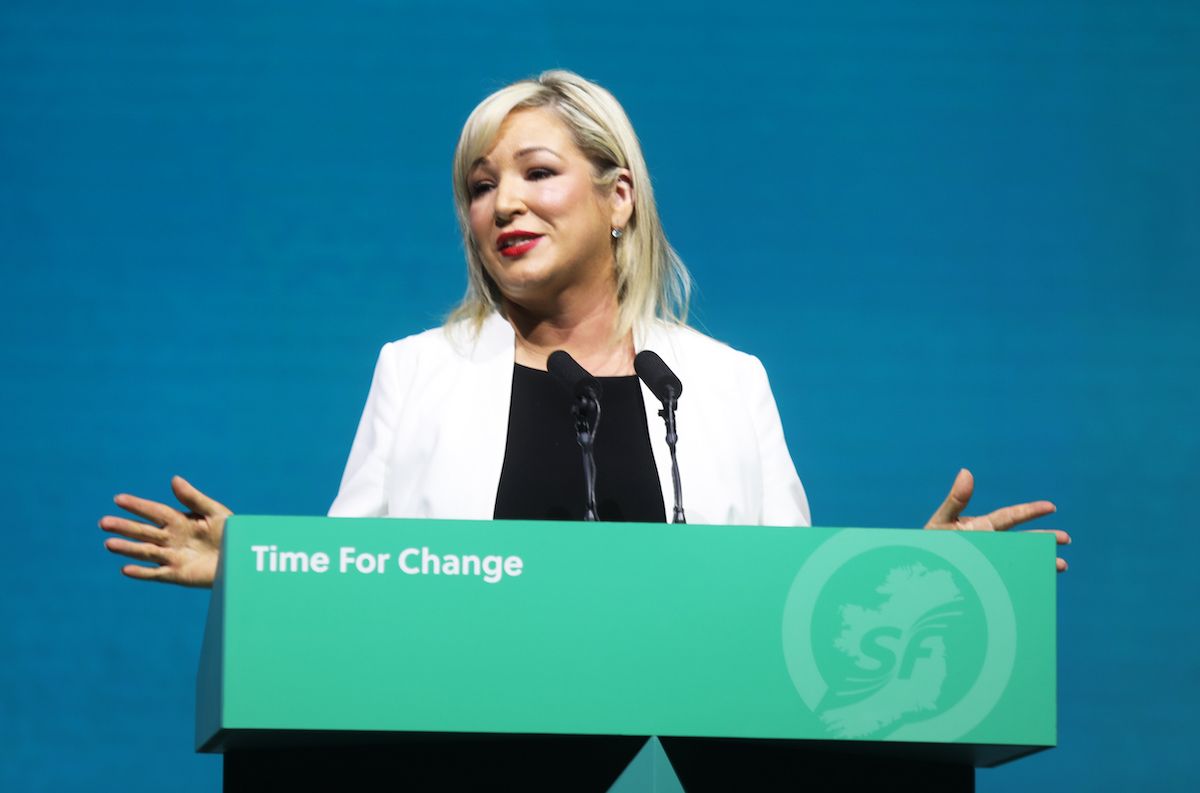 Effigy of Sinn Féin leader placed on loyalist bonfire in Co Tyrone