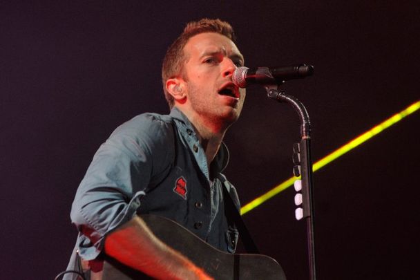 July 10, 2011: Chris Martin from Coldplay performing on the main stage of the Oxegen music festival in Co Kildare.