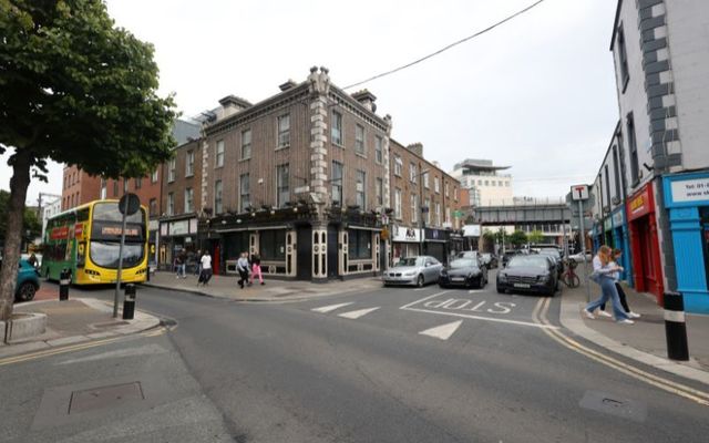 The street where an American tourist was seriously assaulted in Dublin on the night of July 19.