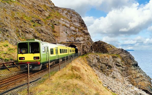 A train in Dublin. 