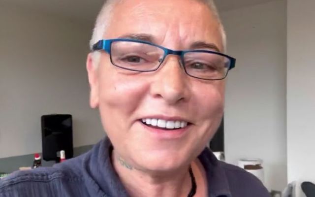 Sinéad O\'Connor in a video she posted on Twitter on July 9, 2023. The Irish singer-songwriter\'s family confirmed on July 26 that she had died.