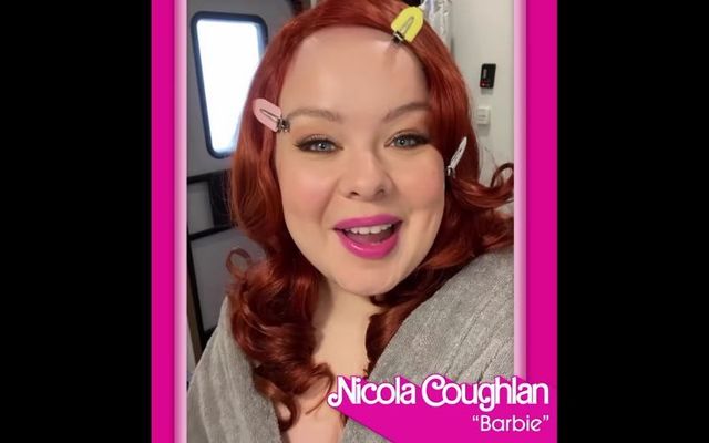 Nicola Coughlan goes behind the scenes of \"Barbie.\"