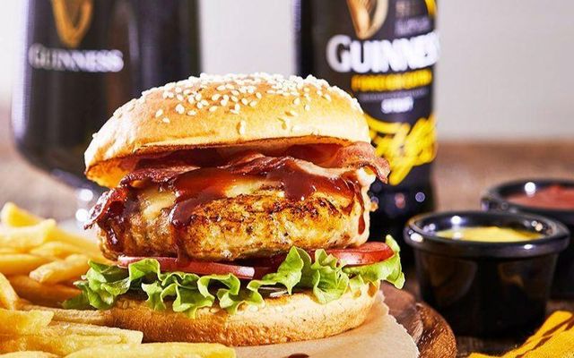 Check out how to make this Guinness-infused Sticky BBQ chicken burger
