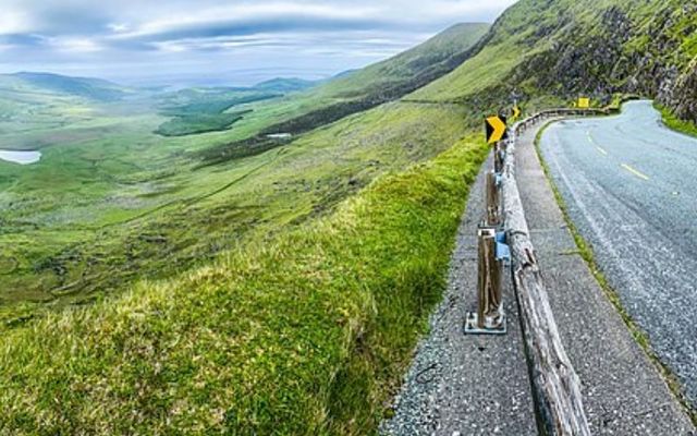 The iconic Conor Pass near Dingle. 