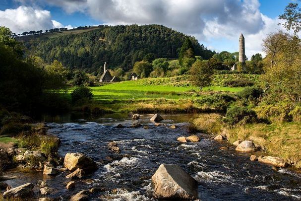 Glendalough Monastic City, County Wicklow.