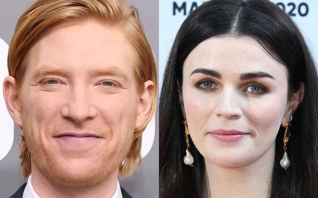 Irish actors Domhnall Gleeson and Aisling Bea.