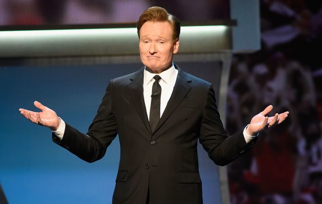 100% Irish, TV and podcast star Conan O\'Brien.