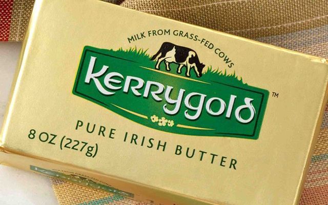 Kerrygold butter is made with milk from grass-fed cows.