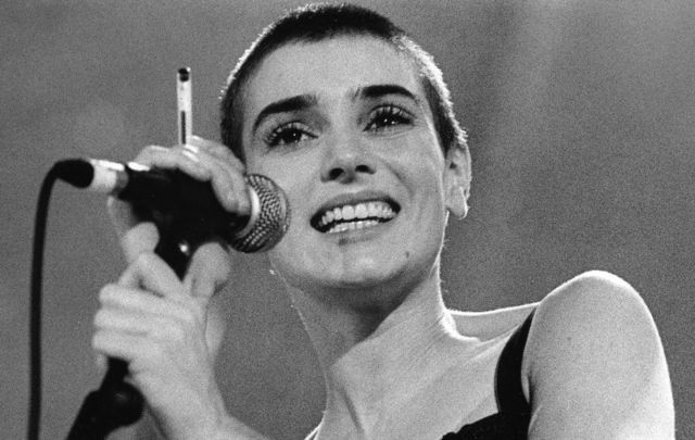 Sinead O\'Connor, photographed in 1992.