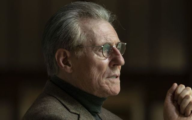 Gabriel Byrne as Samuel Beckett in \"Dance First.\"