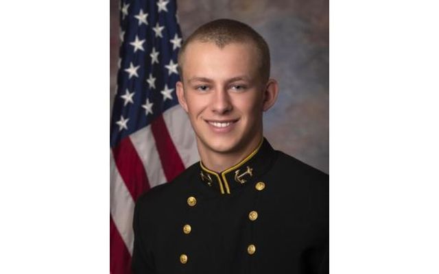 Navy wide receiver, Colin Patrick O\'Connor.