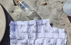 Aoife found! Irish message-in-a-bottle writer connects with New Jersey man