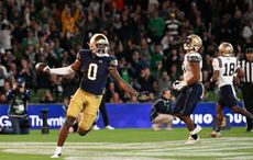 Notre Dame overpowers Navy to win Aer Lingus College Football Classic